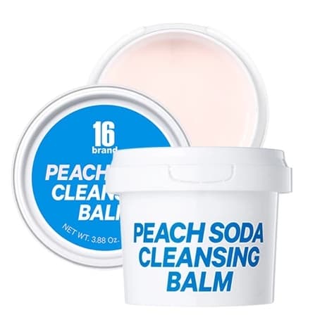 16 Brand Peach soda cleansing balm