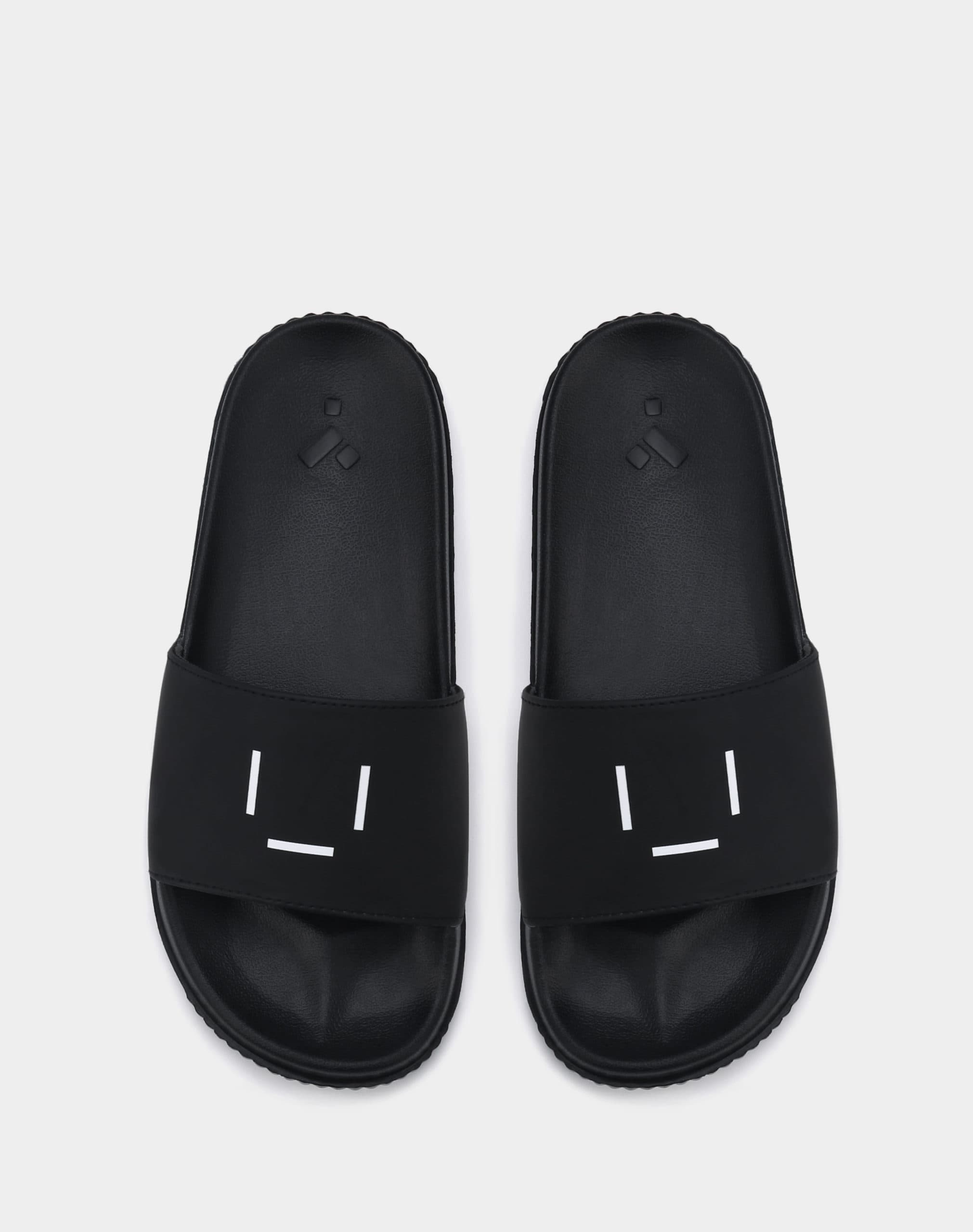 [23.65] EMOTICON SLIPPER BLACK ★hit item☆ 2