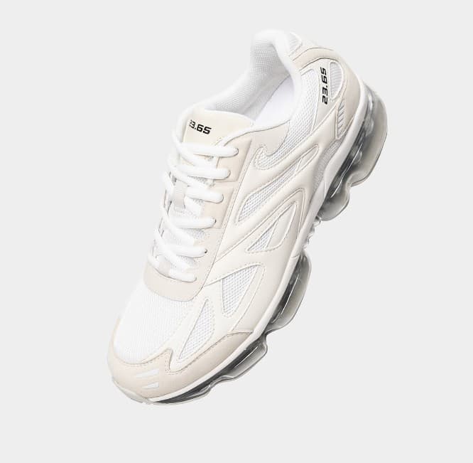 [23.65] HIKA-AIR WHITE / comfortable height sneakers 5