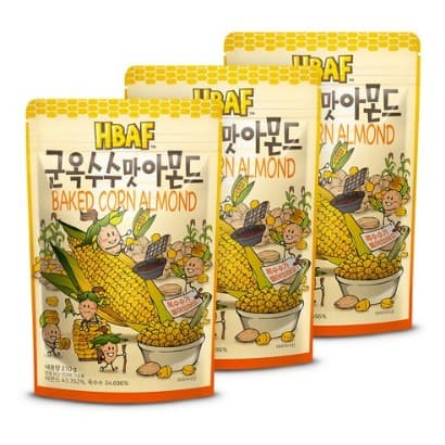 Choice of 1 out of 20 HBAF almonds, almonds of various flavors 3