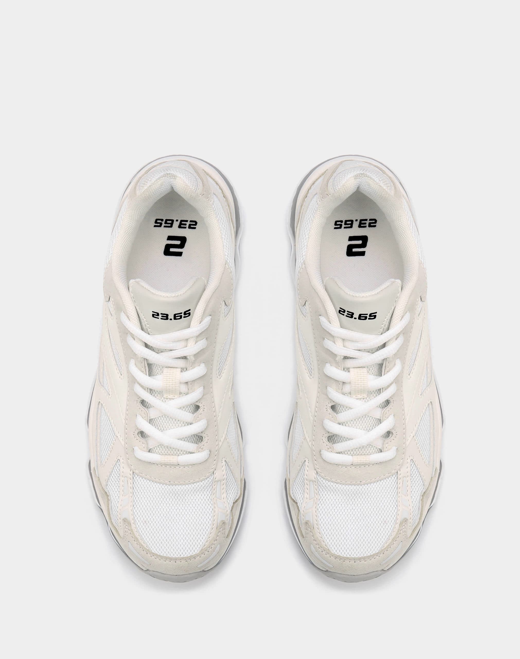 [23.65] HIKA-AIR WHITE / comfortable height sneakers 4
