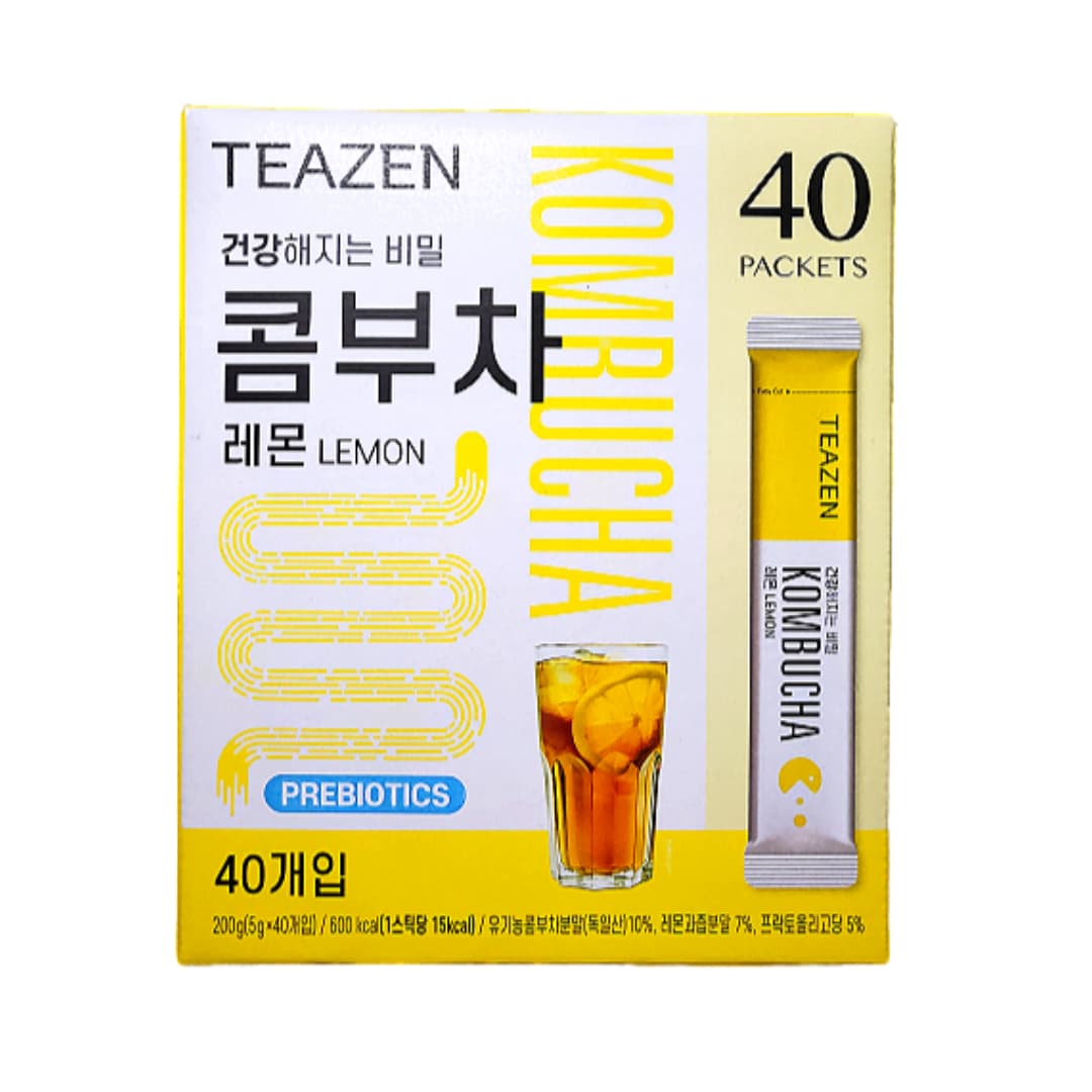 [TEAZEN] Kombucha Lemon Tea 10/40Sticks BTS Jungkook Tea 6