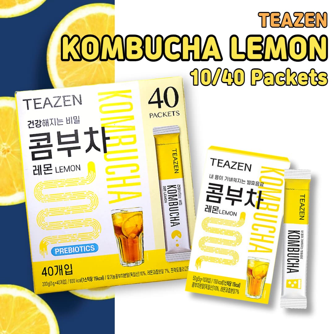 [TEAZEN] Kombucha Lemon Tea 10/40Sticks BTS Jungkook Tea