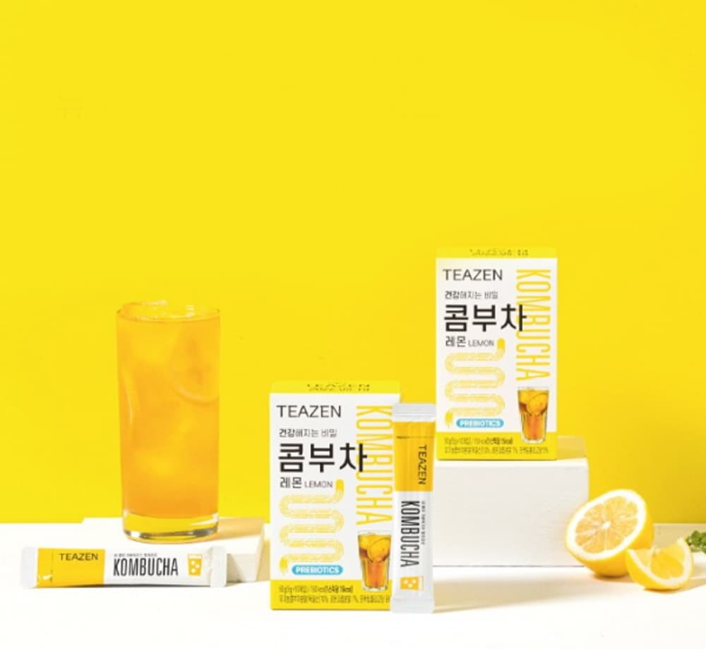 [TEAZEN] Kombucha Lemon Tea 10/40Sticks BTS Jungkook Tea 3