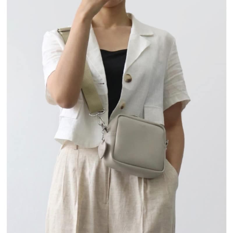 D.LAB / Coy mini bag + Heart key ring - 4color