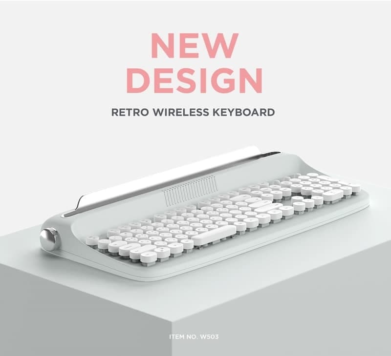 [Actto] W503 Korean keyboard Retro Wireless keyboard 5colors