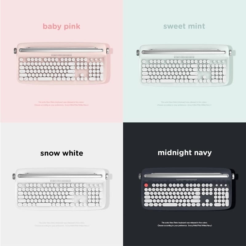 [Actto] W503 Korean keyboard Retro Wireless keyboard 5colors 6