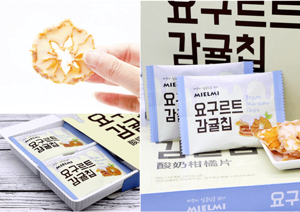 Yogurt Freeze drying Jeju Mandarin Chips 66g x 12 Healthy Fruit Vetable Snack