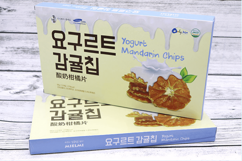 Yogurt Freeze drying Jeju Mandarin Chips 66g x 12 Healthy Fruit Vetable Snack 2