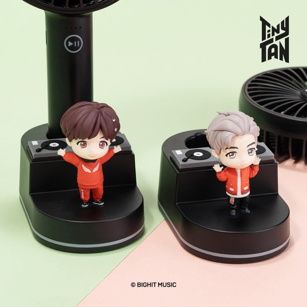 BTS TinyTAN Cradle Portable FAN 4