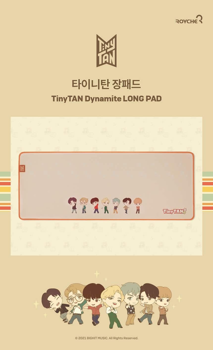 BTS TinyTAN Dynamite Long Mouse PAD 3