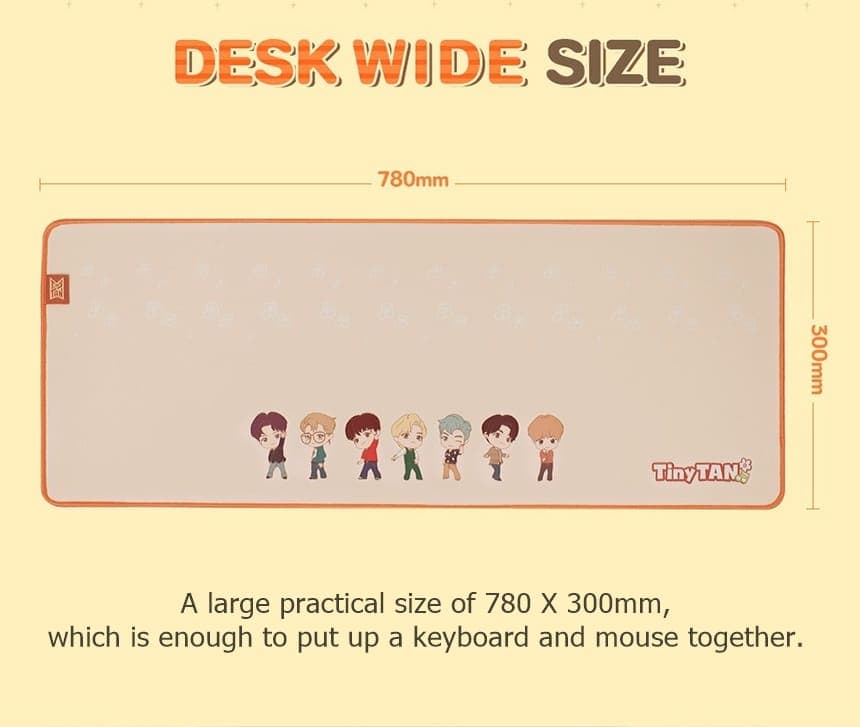 BTS TinyTAN Dynamite Long Mouse PAD 5