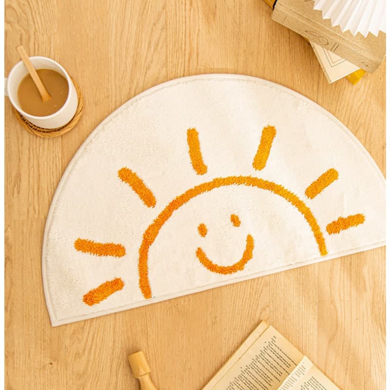 DECOVIEW/ Sunshine Smile Soft Foot Mat