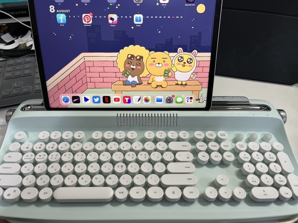 [ACTTO] B503 Korean Keyboard Retro Bluetooth Keyboard 5 Colors 6