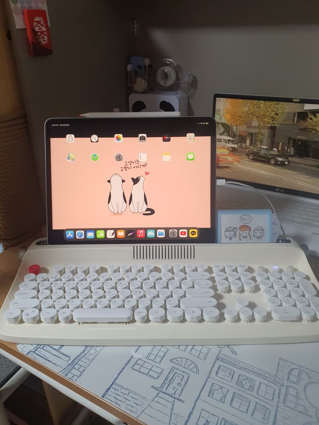 [ACTTO] B503 Korean Keyboard Retro Bluetooth Keyboard 5 Colors 5