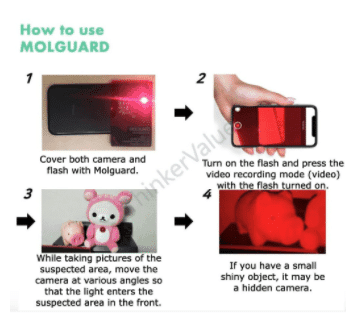 Molguard Hidden Camera Spy Anti-sneaking camera detection security card 6