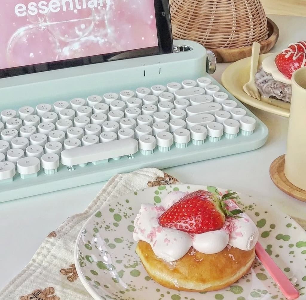 [ACTTO] B305 Korean Keyboard Retro Bluetooth Keyboard 5 Colors 2