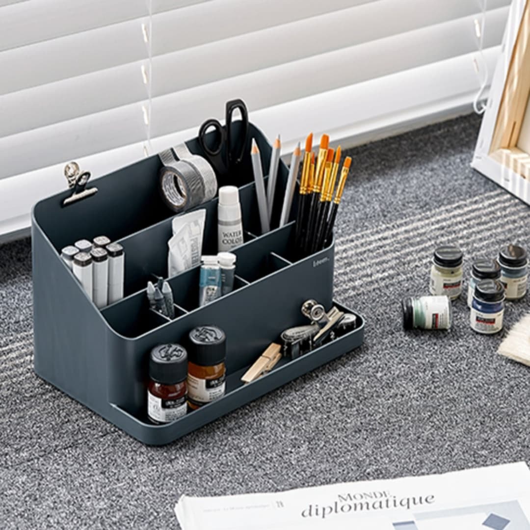 SYSMAX Desktop Holder Partition Divider Box Desk Organiser 5