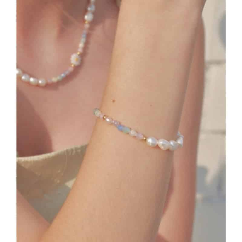 ENGBROX / pastel moment daisy bracelet / Wear aespa