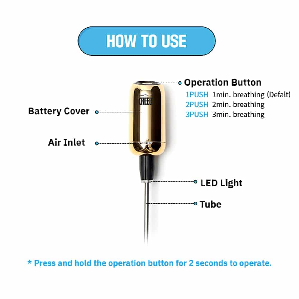 CREEB Soju Breathing Aerator for Wine Sake Portable Aerator 5