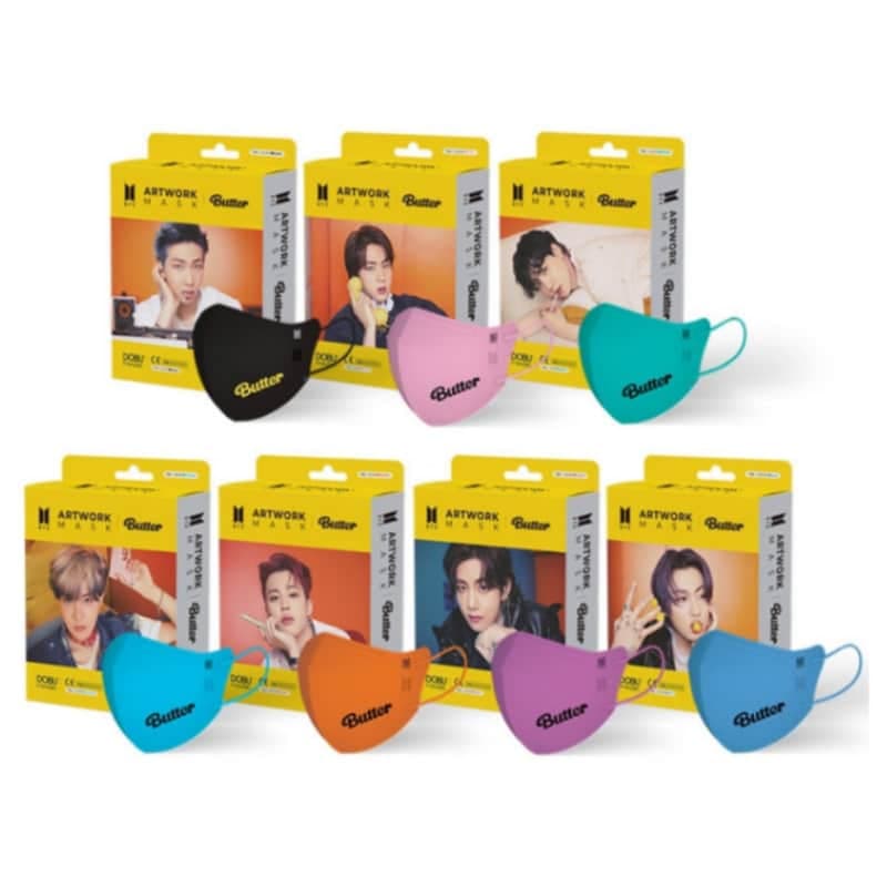 ARTWORK/ BTS BUTTER Edition MASK/ Wearing BTS