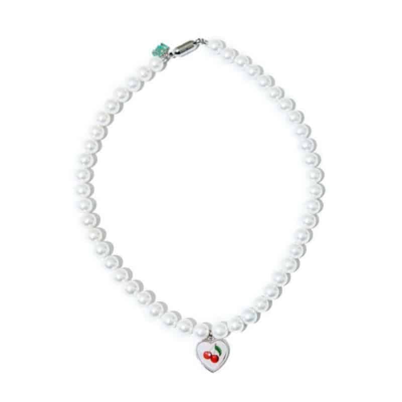niroserendipity / CHERRY HEART PEARL NECKLACE #54 / Wear BLACKPINK