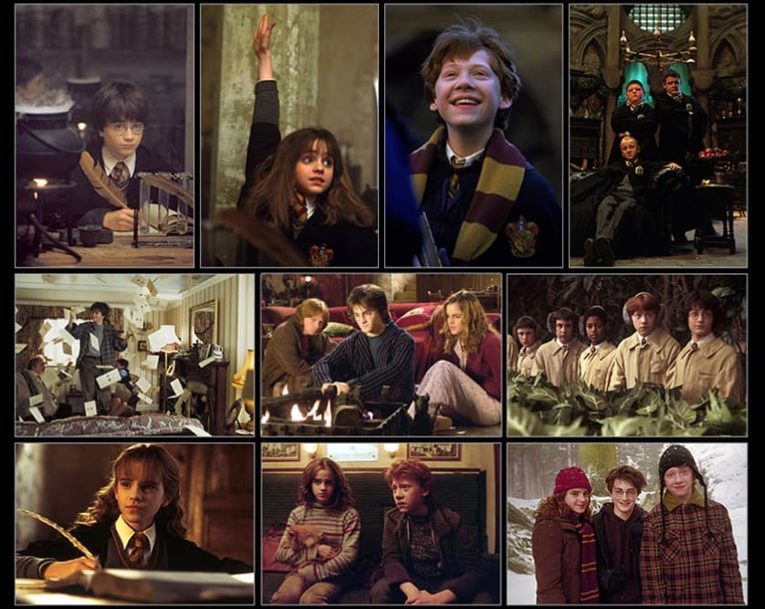 Harry Potter Post Card 100pcs/Post Card Book/Harry Potter Cards/Postcards/Harry Potter Goods/Hogwarts/Hermione/Ron Weasley/postcard lot 3