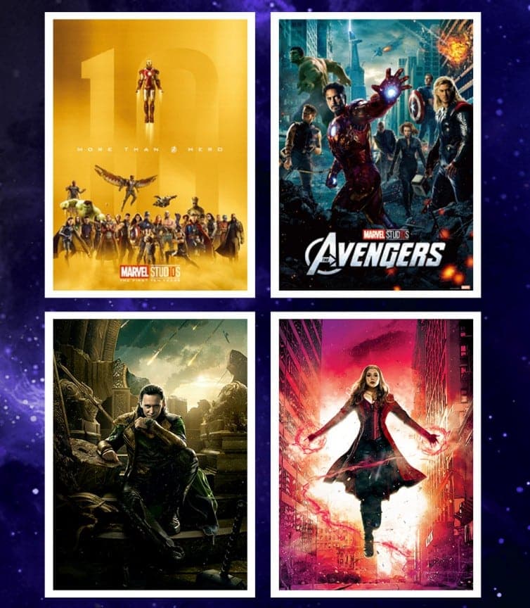 MARVEL STUDIOS Post Card 100pcs/Post Card Book/MARVEL Card/Postcard/Marvel Goods/Heroes/Iron/Captain/Guardians of the Galaxy/postcard lot 3