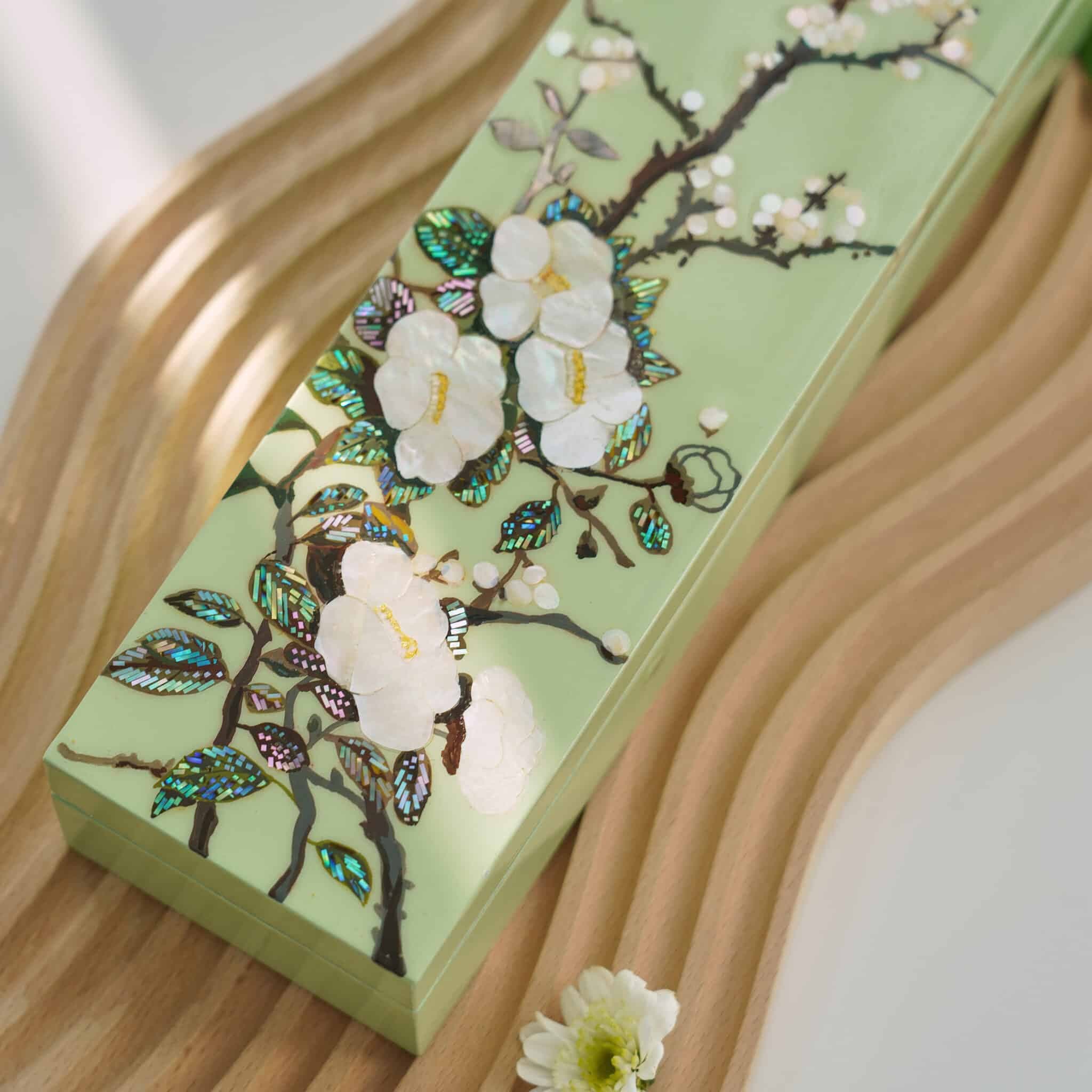 [New] Camellia and Plum Blossoms handcraft box