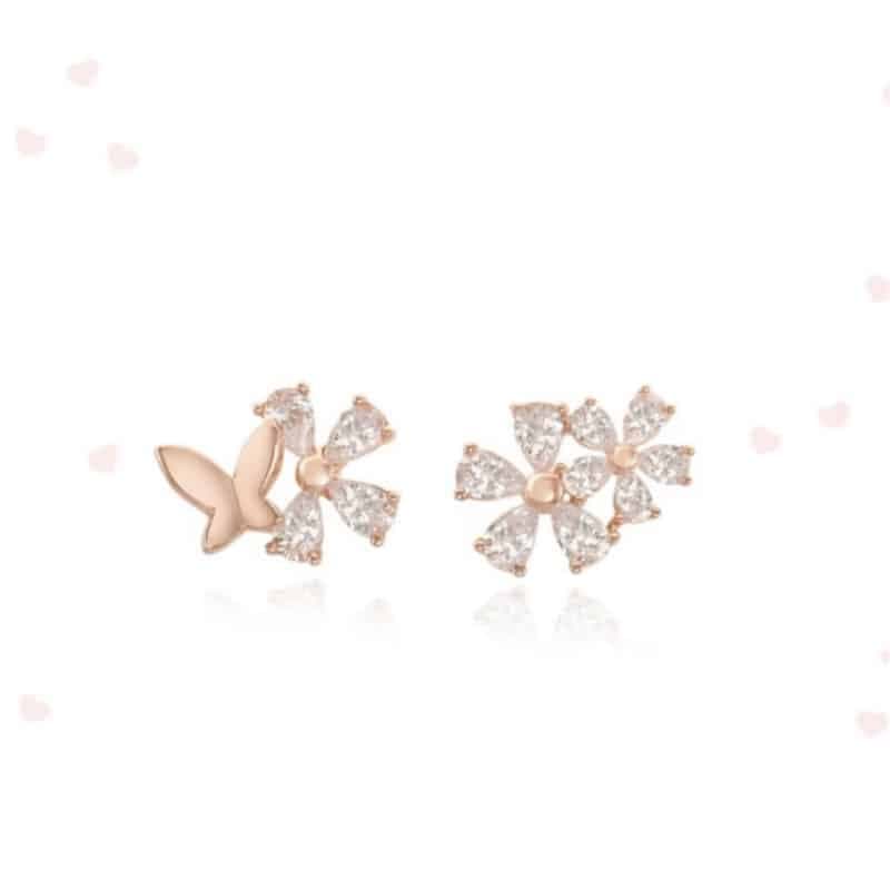 COTTINY / [Silver925] Spring Butterfly Earrings
