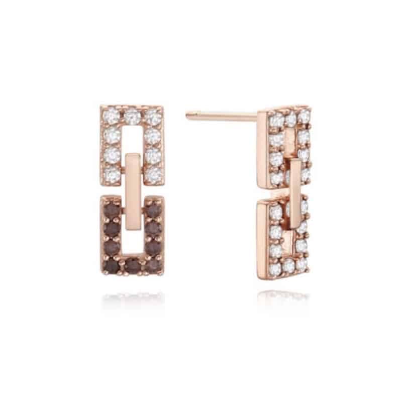 COTTINY / Chocolate Ring Earrings