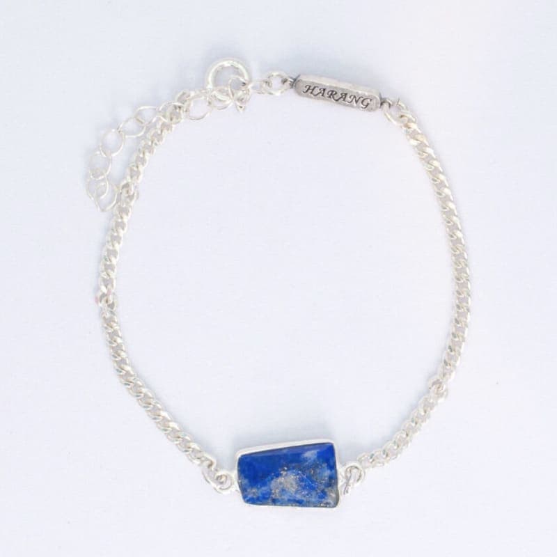 HARANG / HR 247B_Rectangle Lapis Lazuli Bracelet / Wear BTS V