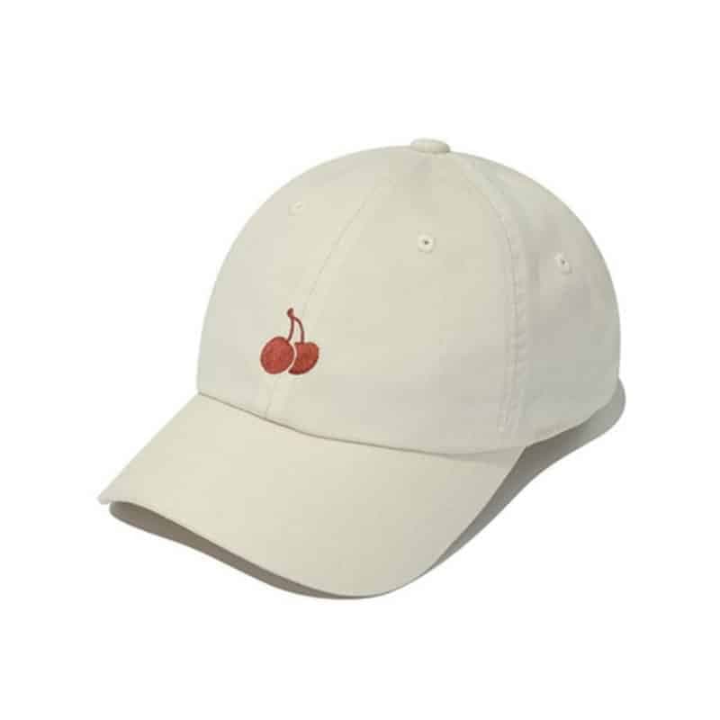 KIRSH / MONO CHERRY LOGO BALL CAP [IVORY]