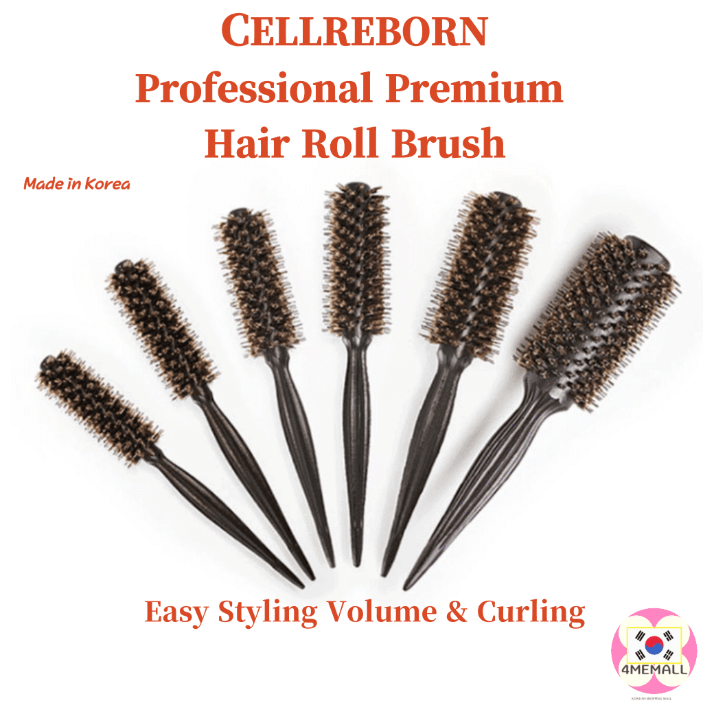 [Cellreborn] Professional Premium Hair Roll Brush, Easy Styling Volume & Curling Korean Best Selling Hair Brush No1, No2, No3, No4, No, No7 Made in Korea Korean Beauty