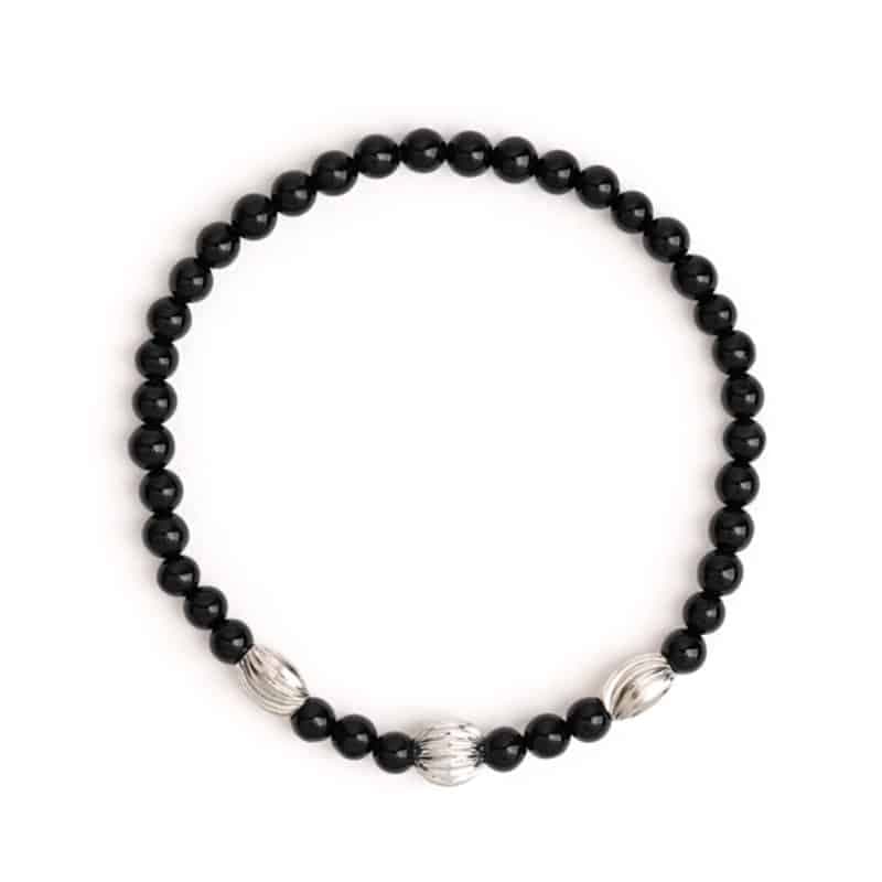DELIXIR / Thin Onyx Layered Bracelet / BTS JUNGKOOK ’s Bracelet