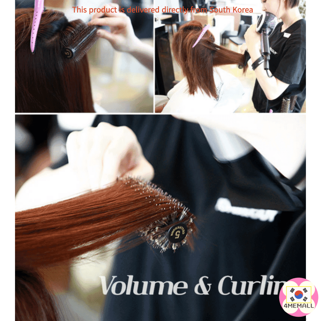 [Cellreborn] Professional Premium Hair Roll Brush, Easy Styling Volume & Curling Korean Best Selling Hair Brush No1, No2, No3, No4, No, No7 Made in Korea Korean Beauty 4