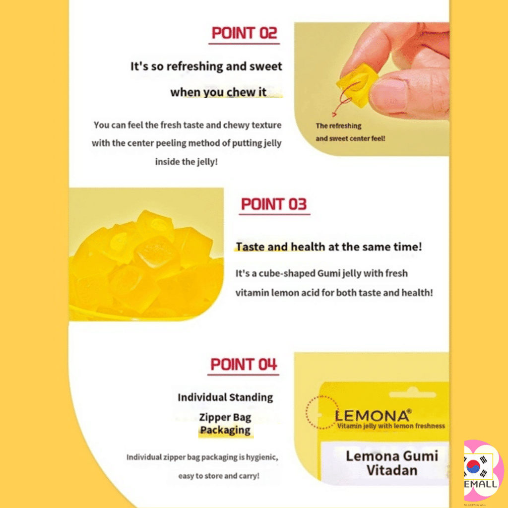 Korea Lemona Dr. You Gummy Vitamin 43g 1P Lemona Vitamin Jelly Lemona Vitamin Candy 5P, 10P, 20P 4