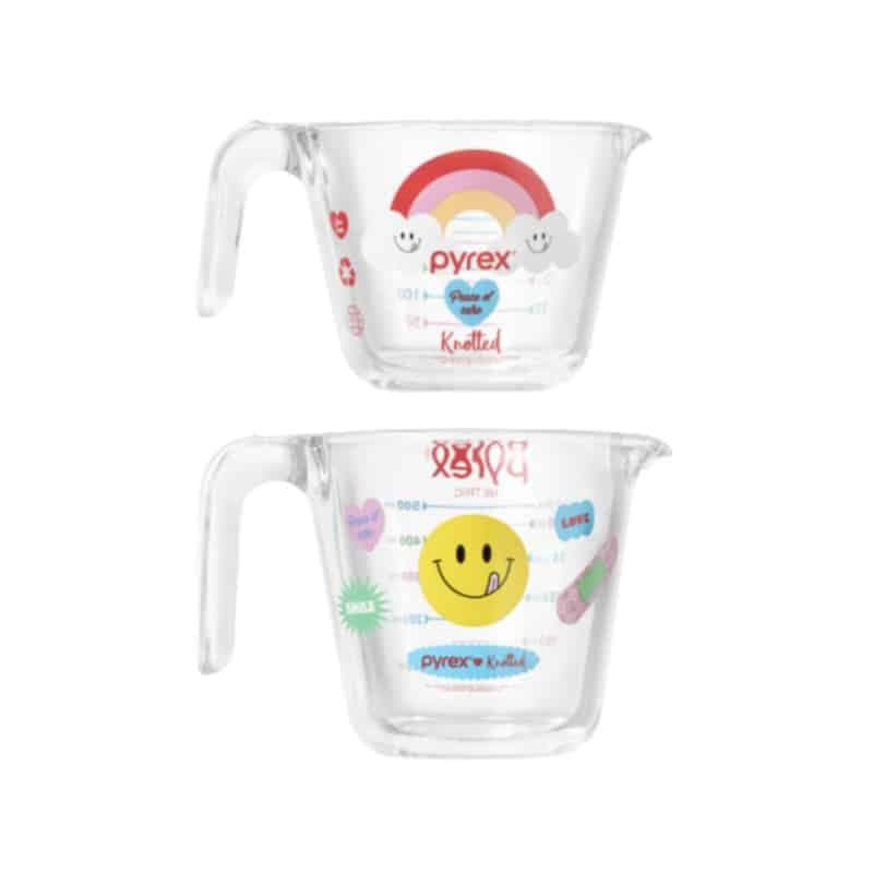 pyrex / Knotted Measuring Cup (250ml + 500ml)