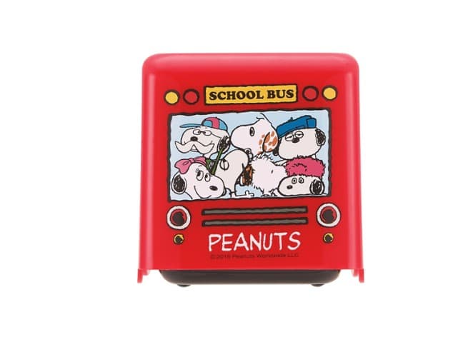Skater x Peanuts Snoopy School Bus 2-tier Lunch Box(210+250ml)/Lunch box/Food Storage/2-tier lunch container/kids Lunch Box /Baby Food Container/Compact Size/Snoopy Kitchen/Character Kitchen/Diet Food Storage 5