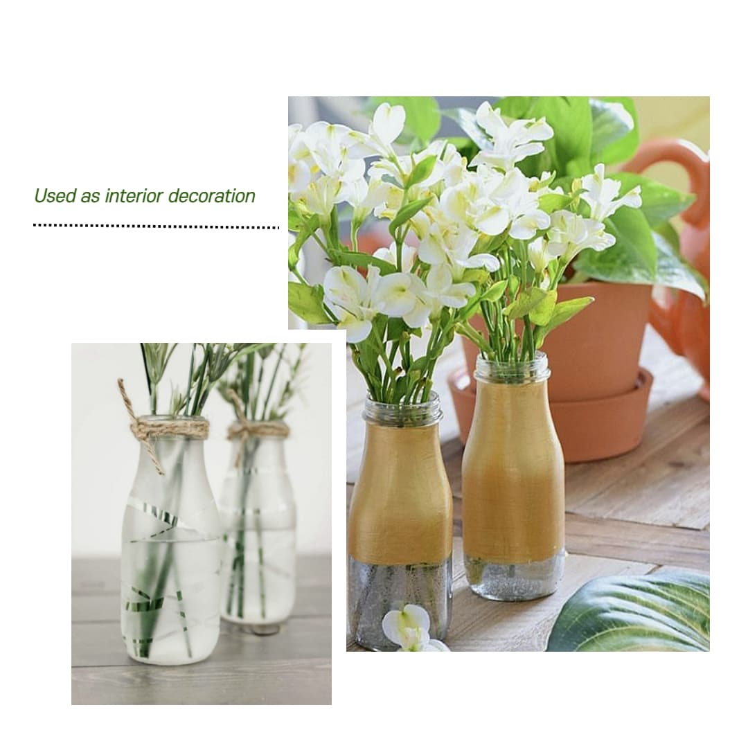Glass Sealed Jar 500ml Glass Bottle Milk Juice Coffee Milk tea Jar with Lid 5