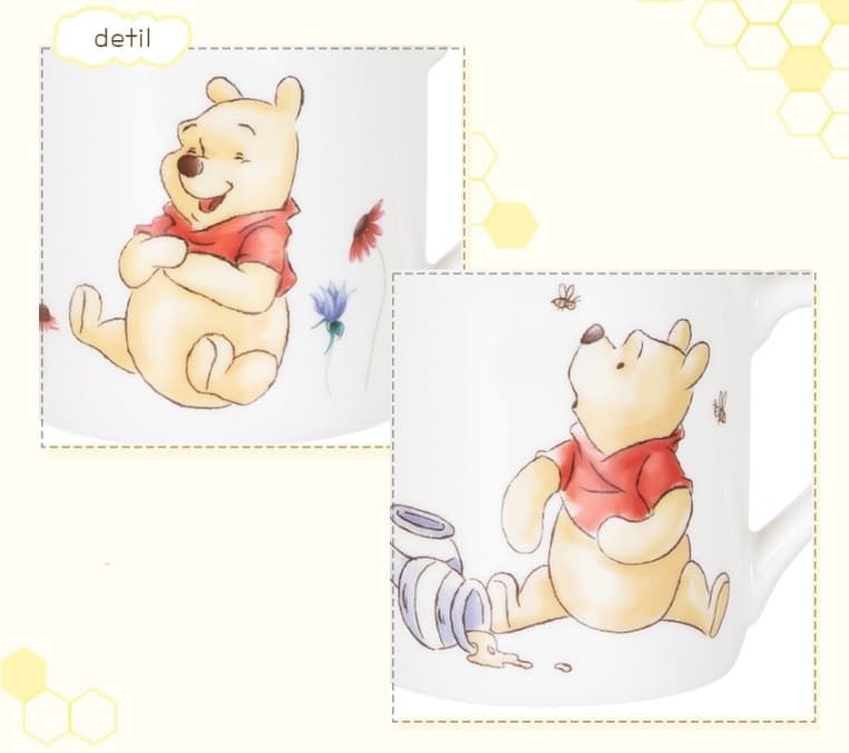 Corelle x Winnie the Pooh Mug 4p gift set/Box Package/Corelle Mug/Pooh Mug/ Pooh Kitchen/ Character Mug/Corelle Cup Set/ Dishwasher-safe cup / Heat Resistant Cup 4