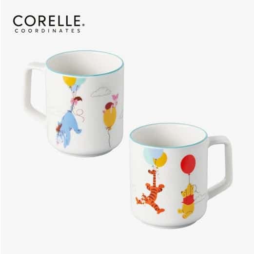 Corelle x Winnie the Pooh and Friends Mug/Corelle Mug/Pooh Mug/ Pooh Kitchen/ Character Mug/Corelle Cup Set/ Dishwasher-safe cup / Heat Resistant Cup 3