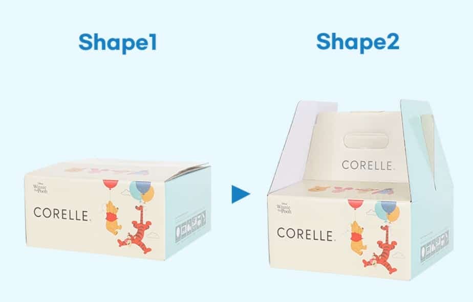 Corelle x Winnie the Pooh and Friends Mug/Corelle Mug/Pooh Mug/ Pooh Kitchen/ Character Mug/Corelle Cup Set/ Dishwasher-safe cup / Heat Resistant Cup 6