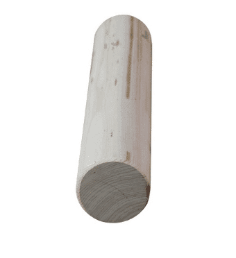 White color Cypress Wood stick for body massage