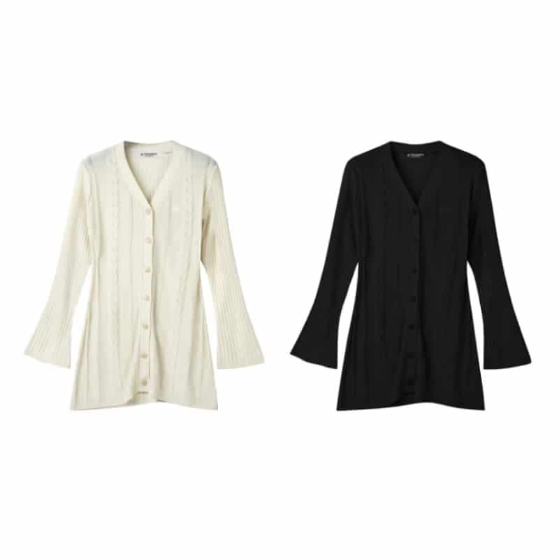 AVANDRESS / Punching Knit Dress 2colors