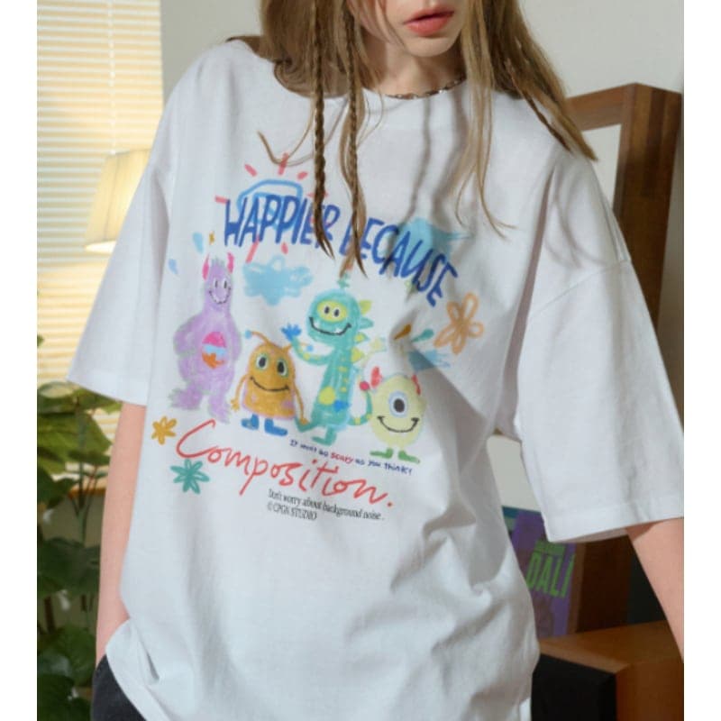 CPGN STUDIO / DTP Happy Day Short Sleeve T-shirt