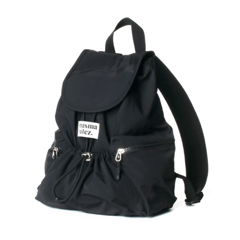 MASMARULEZ / mini ver flap backpack _ black