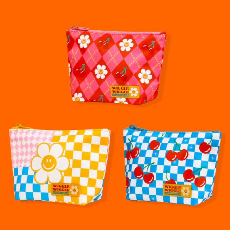 WIGGLE WIGGLE / Pattern Pouch 3colors