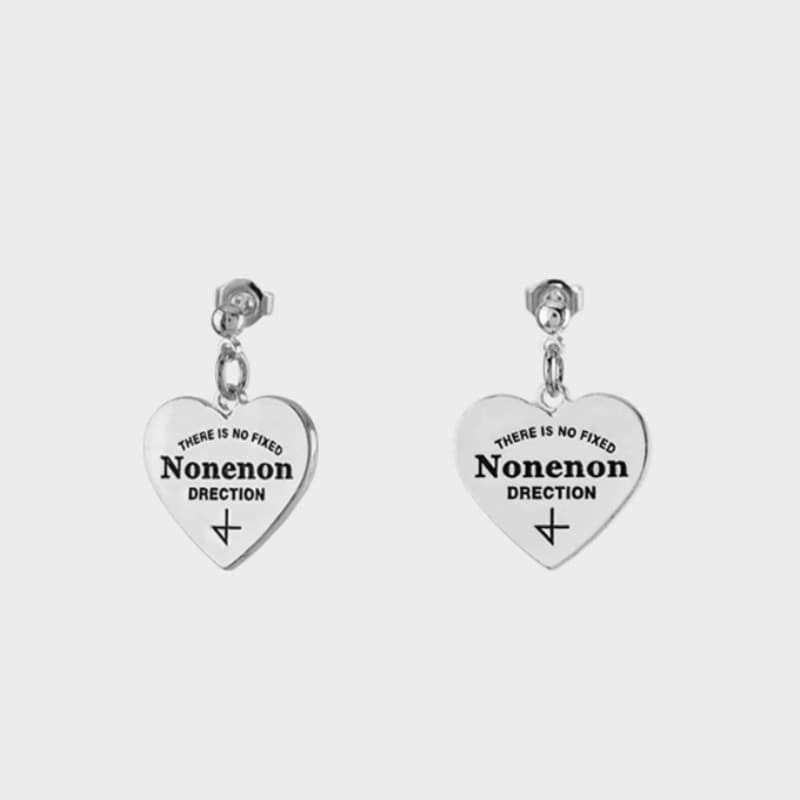 Nonenon / NEW LOGO LOVE Earrings /K-POP