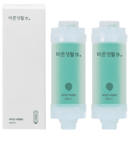 Barunsaengwhalsu Vitamin Shower Filter, Phytoncide , 2 pcs chlorine removal